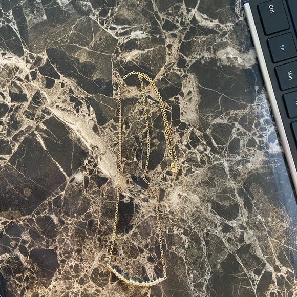 Morse Code ‘badass’ gold necklace - Picture 3 of 5